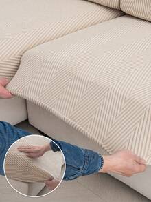 1 tấm bọc ghế sofa co giãn Jacquard, kiểu dáng hiện đại, chống bám bẩn, phù hợp cho phòng khách, phòng ngủ, ghế sofa ngoài trời, bảo vệ sofa khỏi vết bẩn do thú cưng, sử dụng được quanh năm, phù hợp với sofa đơn hình chữ L, ghế dài và sofa 1/2/3/4 chỗ ngồi, bọc sofa dày dặn trang trí nhà cửa mùa thu/đông. - Lạc đà - Xem 9
