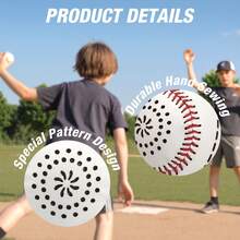 Light Up Baseball With LED Rechargeable, 9 Lighting Modes Glow In The Dark Baseball, Official Size Leather Weighted Baseballs For Day Night Indoor Outdoor, Sport Toys Games Gifts For Boys 8-12 - Bóng chày đơn - Xem 9