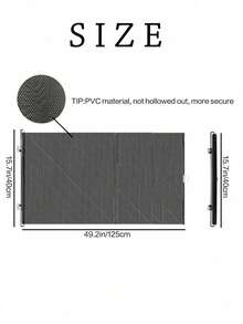 1个便携式黑色宠物安全狗围栏门，自动伸缩，狗隔离网，猫狗安全围栏，提供玩耍和休息空间，防刺穿宠物用品，易于清洁，方便携带，节省空间，宠物围栏网，可伸缩卷帘门，猫围栏，狗围栏 - 彩色 - 查看 15