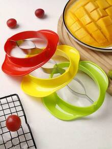 1 pièce Éplucheur de mangue, trancheuse de mangue, éplucheur et outil d'épluchage, diviseur de mangue, éplucheur de tranches de fruits, ergonomique