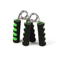 1PCS  Hand Grip Strengthener, A-Type Hand Grip Strengthener, Fingerprint Dual-Color Cotton Cover Hand Grip Strengthener, Home Fitness, Prevent Mouse Fingers - 隨機 - 查看 6