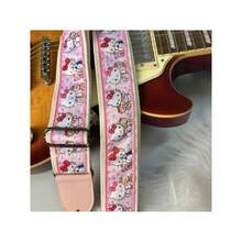 Sanrio 热销钱包带手提包斜挎包可调节替换包带吉他带可爱Hello Kitty印花可拆卸吊带肩带