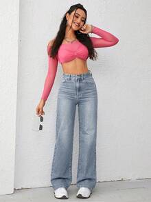 Women Jeans - Light Wash - View 5