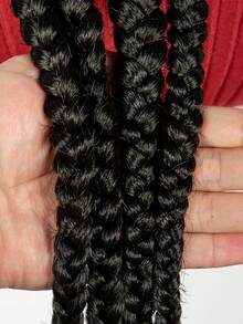 A ANYTIME 女士手工编织假发，合成高马尾蕾丝假发，含婴儿毛发，耐热纤维，轻盈逼真编织，适合派对化妆，日常使用 - 黑色 - 查看 7