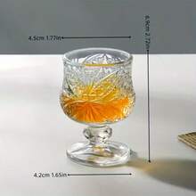 6只装水晶威士忌酒杯 - 耐热加厚奢华玻璃杯，适用于烈酒、白兰地和葡萄酒 - 可重复使用，多用途，建议手洗，优雅耐用，适用于苏格兰威士忌、伏特加、波本威士忌，是派对、活动、家庭酒吧的理想之选，也是派对、礼品和日常使用的绝佳选择。 - 透明 - 查看 2