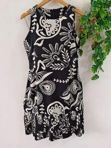 Women's Dress - Blanco y negro 2 - Ver 1