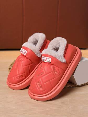 A Thick And Thick Bottom EVA Home Shoe Slipper With Anti Slip Soft Sole, Warm Bag And Slipper For Men And Women, Couple Style, Indoor And Outdoor Snow Boots