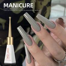 XEIJAYI 1pc Long-Lasting Grey Gel Nail Polish UV/LED Soak Off Gel Nail Polish For Nail Art DIY Salon Home Holiday Gift For Women - 灰色 - 查看 8