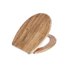 Duroplast O-Shaped Toilet Seat With Automatic Lowering, Stainless Steel Hinge, One-Touch Quick Release And Easy Cleaning, Durable Material, Load Capacity Up To 180 Kg - 木頭 - 查看 9