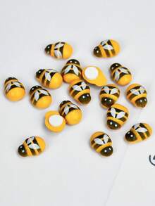 10pcs/20pcs Micro Landscape Decor Wooden Craft Beetle, Ladybug, Bee DIY Accessories