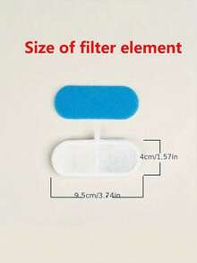 24pcs/4pcs/1pc Replacement Water Fountain Filter Cartridge, Suitable For Small & Medium Sized Cats & Dogs - Blue - View 8