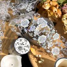 1 Roll 2M Vintage Decorative Tape, Creative Aesthetic Stickers, DIY Decorative Collage Craft Supplies, Holiday Gifts, Personalized Scrapbooking School Stationery