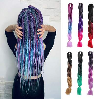 24 Inch Halloween Twist Braids: Colorful, DIY-Friendly With Multiple Dreadlock Party Styles To Choose From