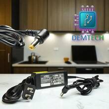 DEMTECH Cargador de corriente compatible para laptop con salida de 19V 1.58A y 19V 1.5A, conector mini aguja de 3.0 mm * 1.1 mm, adaptador portátil de energía universal con entrada AC 100-240V, diseño compacto y ligero para computadora portátil, notebook, netbook y ultrabook, ideal como reemplazo o accesorio adicional para el hogar, oficina o viajes, práctico para estudiantes y profesionales que requieren mantener sus equipos siempre cargados y listos para trabajar, estudiar o disfrutar de contenido multimedia, conector fino mini de 3.0 mm * 1.1 mm altamente compatible con múltiples modelos de laptops que utilizan este voltaje, producto confiable para uso diario que ofrece un suministro de energía constante y estable, accesorio indispensable para quienes buscan un adaptador duradero, eficiente y portátil, diseñado para cubrir las necesidades de movilidad y productividad en cualquier entorno. - Tipo de Enchufe A Japonés (100V) - Ver 6