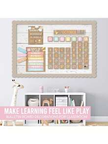 Classroom Calendar, 98 Pieces, Bulletin Board, Hadley Designs, Calendars & Planners, Calendar 2025, Calendar Creative Minimalist, Calendar>Teacher, Yearly Calendars, Calendario 2025-2026, Academic Calendar 2025-2026, Wall Calendar 2025, Numbers Calendar, - 卡夫印刷 - 查看 5