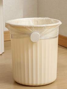 1pc Foldable Adhesive Trash Bag Holder, Buttonhole Rotatable Trash Bag Clip - Multicolor - View 2