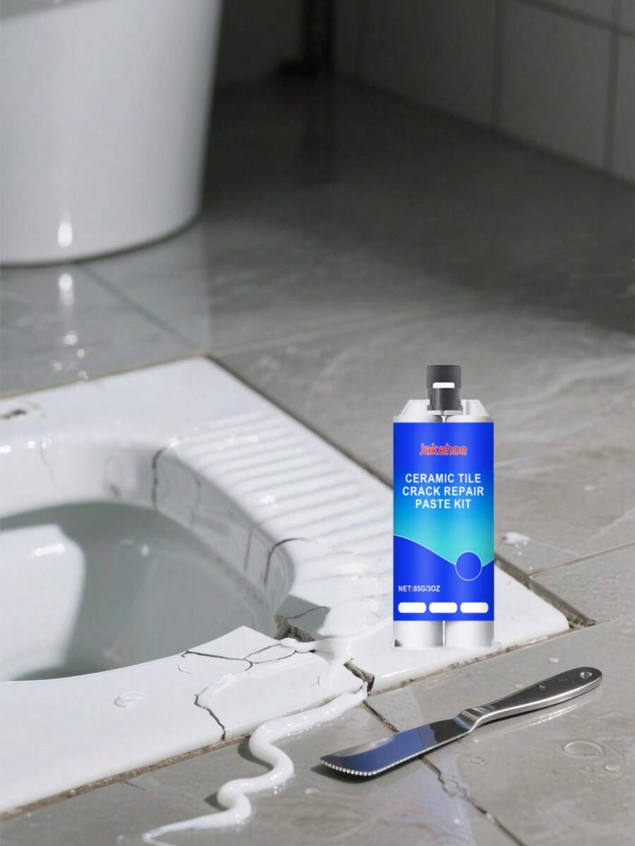 2 件装瓷砖修补胶，瓷砖大理石裂缝孔划痕修补粘合剂，适合家用