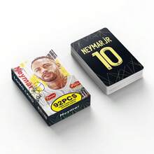 Football Star Photo Card Set, 92-Piece High-Definition Double-Sided LOMO Mini Cards + Diary Stickers And Greeting Cards, 2025 World Cup & Paris Saint-Germain Limited Edition Collectible Set, Self-Printed Sports Merchandise, Football Fan Support Merchandise, Pop Culture Gift Box, Suitable Birthday And Holiday Gift For Football Enthusiasts - Toy Cards - View 4