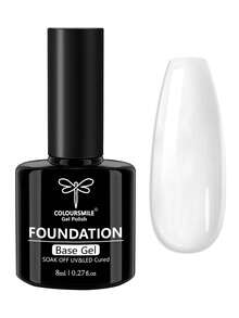 Gel Nail Polish Base Coat - Glossy & Long-Lasting, Removable, Suitable For Home Manicure & Salon DIY, Use With LED Nail Lamp - Clear - View 7