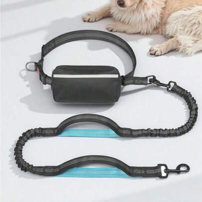 Pet Leash, Waist Pack Leash Combo For Walking, Running With Pets, Adjustable Multifunctional Portable Carrier