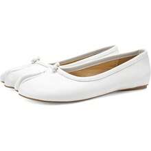 Tabi Ballet Flats Shoes For Women Rounde Toe Wide Width Split Toe Low Heel Flats Shoeshalloween - 米色 - 查看 1