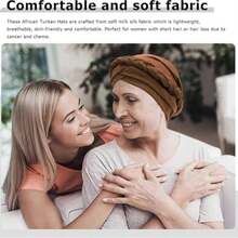 1pc Handmade Woven Headscarf, African Style Headwrap, Hair Turban, Women's Chemo Cancer Hat, Pre-Twisted Braided Headband, Suitable For Daily Use