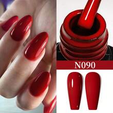 XEIJAYI 1 Bottle Gel Nail Polish, Popular Series Gel Manicure, 141 Vibrant Colors, Suitable For All Seasons - UV/LED Removable Semi-Permanent Nail Polish, Suitable For DIY Nail Art Design, Gift For Women - 銀色 - 查看 7