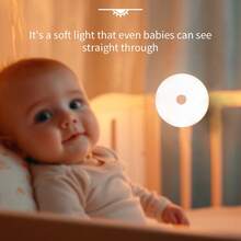 1 Stück Mini Fernbedienung Nachtlicht für Kinderzimmer, tragbare LED wiederaufladbare Nachttischlampe, 3 einstellbare Farben, geeignet für Kinderzimmer, Flur, Schlafzimmer, Badezimmer, Wohnzimmer, Kleiderschrank, einfache Installation, USB wiederaufladbar für Kinder und Erwachsene, Stillen, Schlafhilfe, batteriebetriebenes weiches Nachtlicht, dimmbare warme Nachttischlampe, sanfte Augenpflege