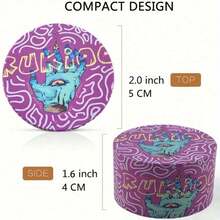 1.6/2 Inch Devil Hand Herb Grinder Spice Mill Mortar Pestle Salt Crusher Tobacco Bud Vanilla 4 Sections Zinc Alloy Portable Smoking Accessories Cigarette Tool Gift