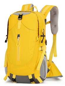 1 件户外徒步背包，大容量男女通用防水耐用旅行背包，轻便徒步旅行包，配有可调节肩带，适合户外运动、露营、旅行 - 彩色 - 查看 10