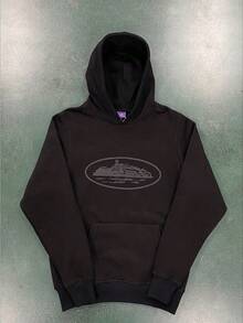 8887 Sweatshirt/Black Print Black