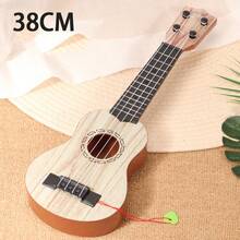 Ukelele para niños, con patrón de grano de madera, instrumento de juguete, estimulación de la educación temprana, juguetes musicales - Multicolor - Ver 14