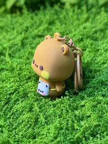 1/2 chiếc móc khóa silicon hình gấu trúc và gấu dễ thương, thích hợp cho Giáng sinh, Lễ tạ ơn, Ngày của Mẹ, Năm mới, chìa khóa xe, các cặp đôi, trở lại trường, quà tặng tiệc tùng - nhiều màu - Xem 10