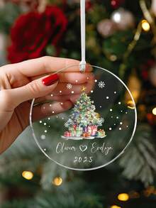 Personalised Christmas Tree Decoration, , Custom Gift, Christmas Ornaments,Personalized Tree Ornaments, Custom Name Ornament, First Christmas Ornament, , Christmas Gift,Personalized First Christmas Wedding Keepsake Custom Wedding Gift Newlywed Christmas Gift