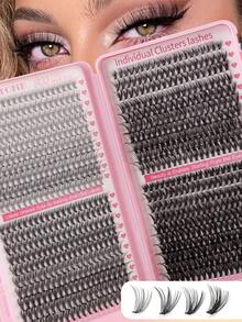 CMAYOME Bộ dụng cụ nối mi 800 sợi, bộ tự làm nối mi (8-18mm), bộ mi giả từng sợi, bộ nối mi cong chữ D, bao gồm keo và miếng dán niêm phong, cũng như các dụng cụ nối mi, thích hợp sử dụng hàng ngày, dự tiệc, du lịch hoặc làm quà tặng cho gia đình và bạn bè. Bộ mi giả, bộ mi giả, keo dán mi, quà tặng Halloween phong cách cổ điển. - Nhiều màu - Xem 5