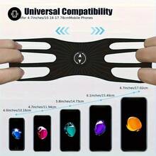 1 Stück, 360 Grad Drehung, verstellbarer Griff, multifunktional, Fahrrad Navigation, flexibles Silikon Material, Fahrrad Handyhalterung, Sport Outdoor Wind, Schwarz/Grau Zweifarbig, kompakt, rutschfester Silikongriff, Drehgelenk Design, stabile Befestigung, stoßfest und sturzsicher, Mehrfachgeräte-Anpassung, Echtzeit-Navigation, Elektroroller Fahrrad Halterung