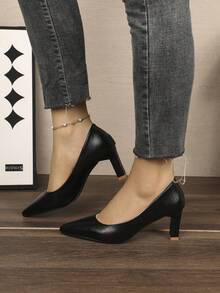 Tacones altos de punta fina para mujer, sexy, de moda, elegantes, versátiles y para uso diario