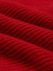 时尚女士纯色V领短款针织开衫毛衣，复古经典女装，适合圣诞节、新年穿着