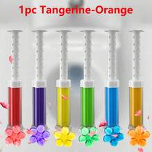 1/6/8/12pcs Toilet Cleaning Gel Stamps - 6 Scented Toilet Cleaning Gel, Long-Lasting Floral Shaped Bathroom Freshener, Keeps Toilet Clean And Fresh