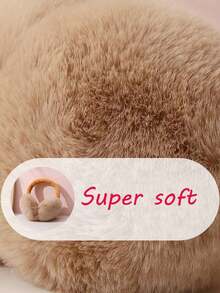 2pcs Winter Plush Warm Earmuffs Cute Foldable Windproof Earmuffs Cold-Proof Plush Earmuffs Anti-Freeze Earmuffs