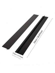 1PC/2PCS Stove Counter Cover Kitchen Seal, Stove Top Seal, Organic Silicon High Temperature Resistant Kitchen Gap Strip, Oil And Dirt Resistant Gas Stove Gap Soft Sealing Strip Silicone Gap Plug Kitchen Stove Counter Gap Cover - Flexible Stove Space Filler - Multicolor - View 9