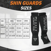 1 Pair Knitted Muay Thai/MMA Leg Guards, Adult Unisex Leg & Foot Protection For Training & Competition