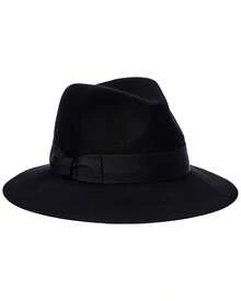 Bruno Magli Wool Felt Fedora - màu đen - Xem 2