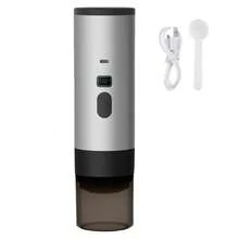 1 pieza Cafetera de cápsulas, pantalla LED, autocalentamiento, carga USB, apta para café en polvo y cápsulas, máquina de café eléctrica muy adecuada para viajes, uso al aire libre y en caravanas. Máquina de café de cápsulas - (Nuevo) - Ver 13