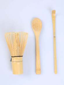 1/3PCS Handmade Golden Bamboo Matcha Mixer, Traditional Japanese Tea Matcha Mixer - Bamboo Mixer Is Made Of Durable And Organic Bamboo