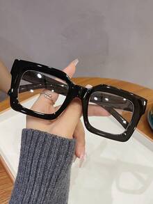 1pc Unisex Geometric Fashionable Personalized Party Eyeglasses, Suitable For Beach, Outdoor, Photography