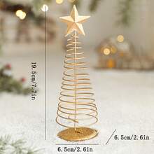 1 szt. Żelazna pięcioramienna gwiazda, dekoracja na domowe przyjęcie, miniaturowa ozdoba świąteczna w stylu nordyckim, kompozycja na stół, dodatek na choinkę