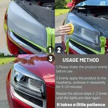 Headlight Restoration Kit - Renew Yellow Hues, Scratch & Blur Repair, Restore Brightness To Both Front & Rear Headlights, Easy Application, ABS Resin, Vehicle Lighting Upgrade | Smooth Finish | Restoration Efficiency, Car Light Restoration