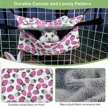 Small Animal Hideaway& Hammock, Cozy House With Roof For Small Pets To Sleep And Hide - Washable Pet Cave& Hideout Corner, Hanging Hammock Hideout Bed, Cage Accessories For Guinea, Hamster, Rat, Glider, Squirrel, Ferret, Kitten, Squirrel, Chinchilla