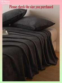1pc Crystal Velvet Solid Color Flat Sheet, Bedding, Soft & Skin-Friendly, Multiple Colors Available, Simple & Fashionable Home Decor, Suitable For Men, Women, Dorm, Bedroom, Soft & Comfortable Bedding, Machine Washable, Simple & Casual Daily Use, Available In Twin, Full, Queen, King Sizes - Multicolor - View 27